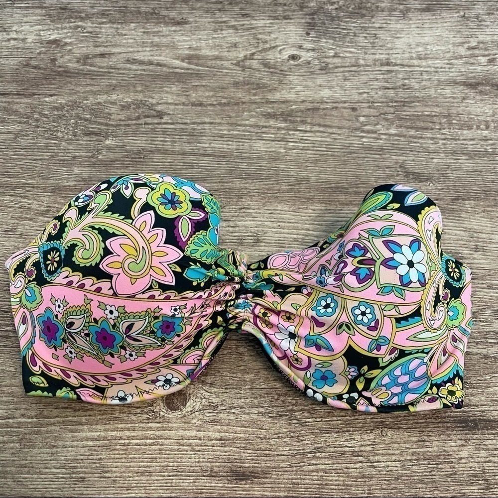Victoria's Secret Paisley Floral Strapless Bikini